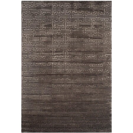Safavieh 6 x 9 ft. Tibetan Hand Knotted Rectangle Area Rug, Brown TB427B-6